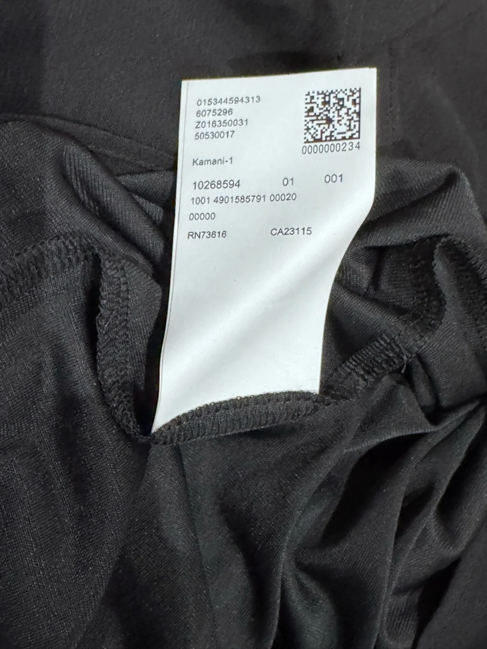 HUGO Hugo Boss Sz 12 Dress Kamani sleeveless midi asymmetrical Shift Black Goth - Picture 13 of 14